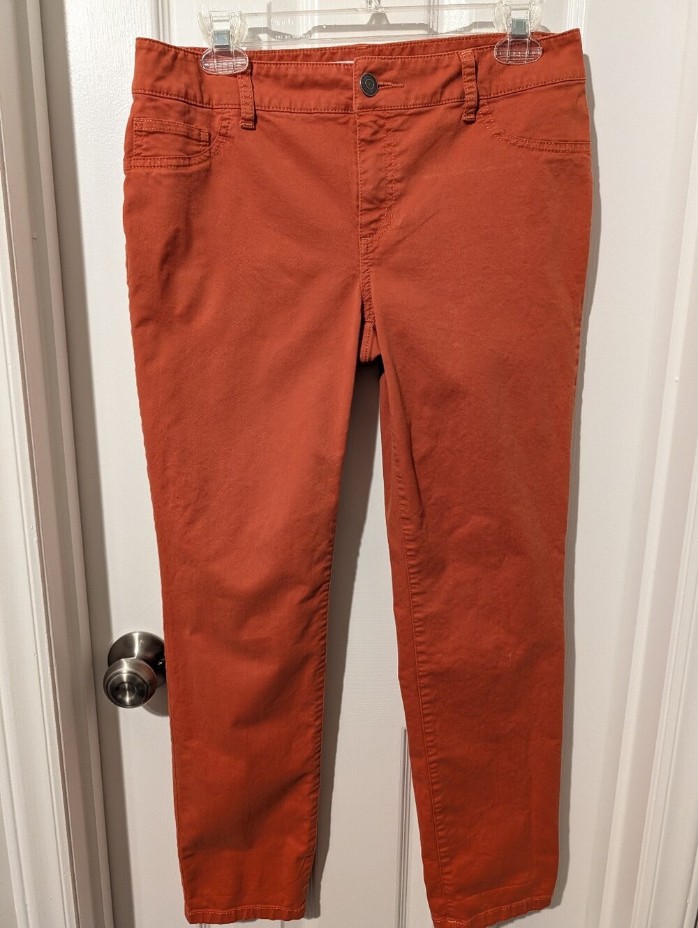 Chico's Pumpkin Orange Pants, Size 0 (6-8)